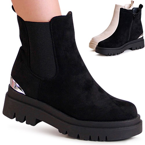 Bottes chelsea talon plat - chelsea, À