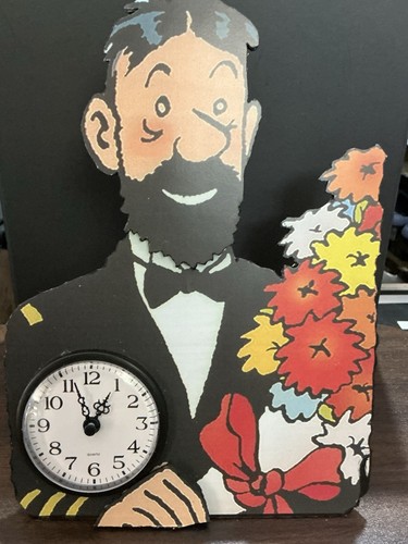Tintin pendulette capitaine - pendulette,