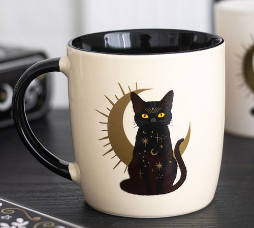Tasse chat noir - tasse,
