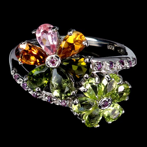925 bague argent poire - 925, en