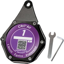 Porte Vignette Assurance Moto Etui Support De Vignette Crit air ou Assurance ...