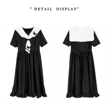 Femme Rétro Robe Gothique