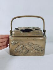 Chauffe Mains en Bronze Marque Xuande / 19th Chine Qing / Chaufferette Chinois