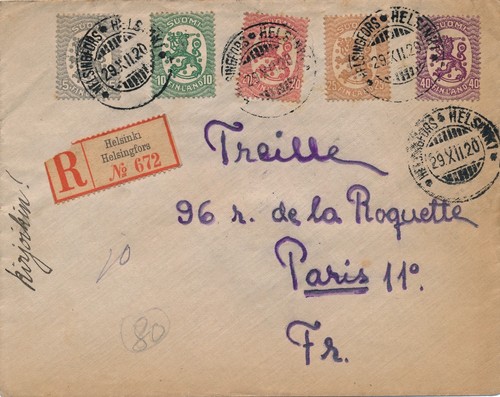 Lettre recommandée suomi - recommandée,