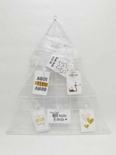 X Cadre Photos Photo Porte-Photos En Forme D'Arbre 60x65cm Métal Blanc