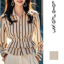 Chemise rayée femme manches