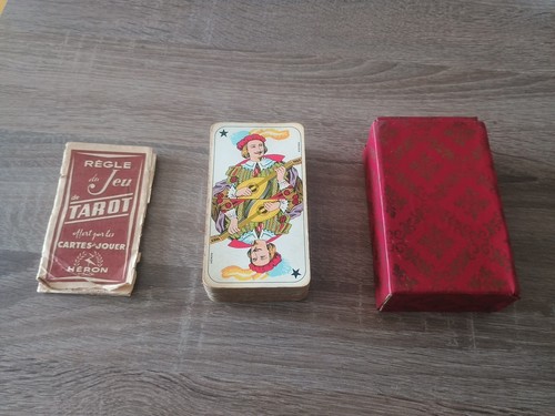 Ancien jeu tarot héron - ancien, de