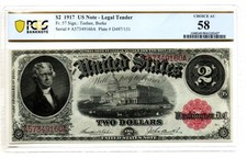 Fr. 57 $2 1917 Billets De