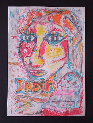 Tableau peinture portrait - tableau,