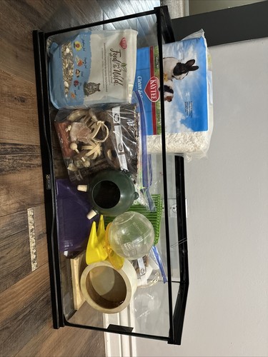 Hamster cage and accessories - hamster,