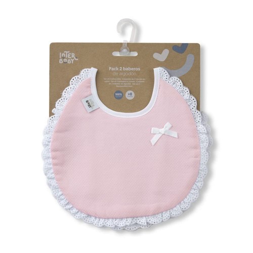 Pack bavoirs ronds bleu - 2,