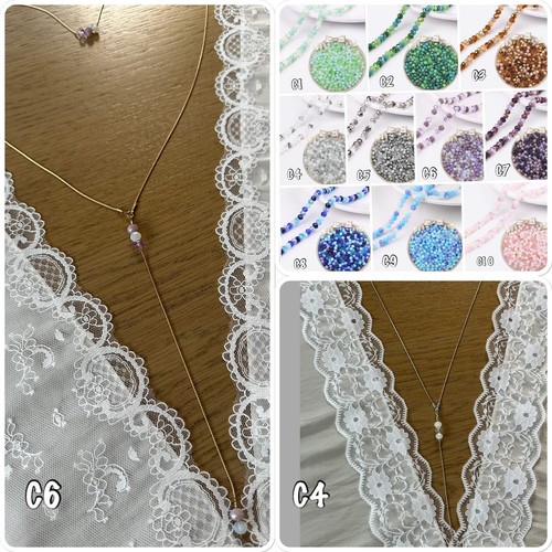 Collier dos mariée ou - dos, nu