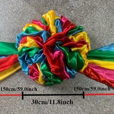 1PC Satin Fleur Balle Décor