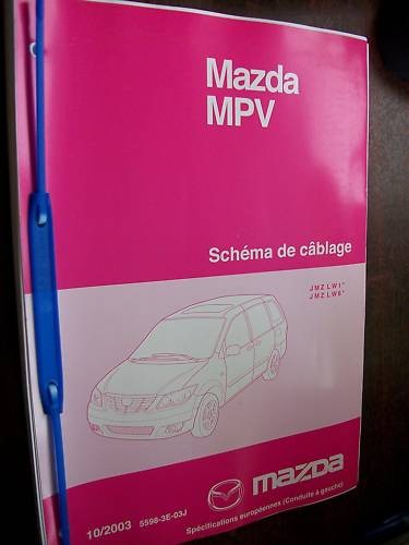 Mazda mpv 2003 2004 - mpv, schémas