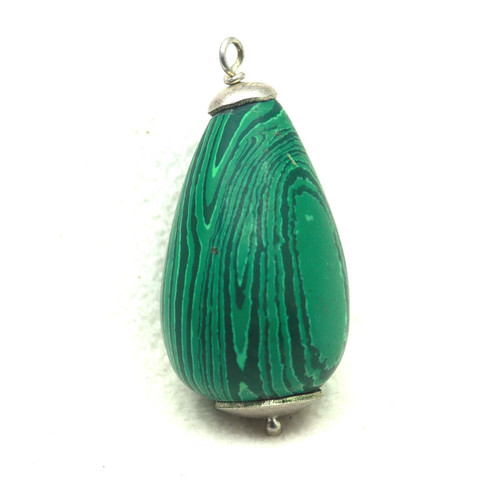 Natural green malachite - natural,
