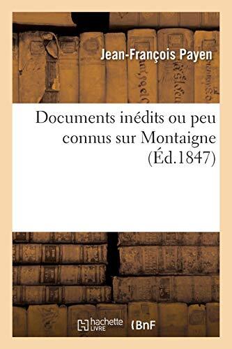 Documents inedits peu - documents,