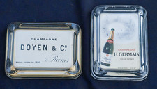 LOT Ancien cendrier publicitaire CHAMPAGNE DOYEN et GERMAIN