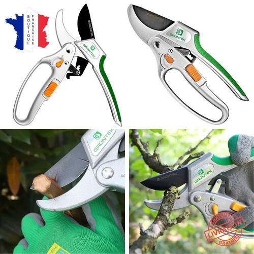 Sécateur jardin crémaillère - jardin,