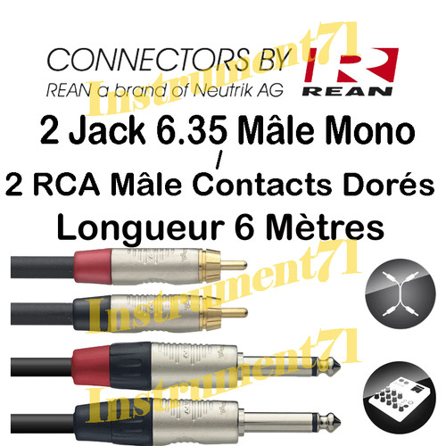 Câble bretelle rca - bretelle, 2