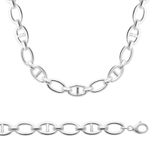 Bracelet 21cm large maillons - 21cm,
