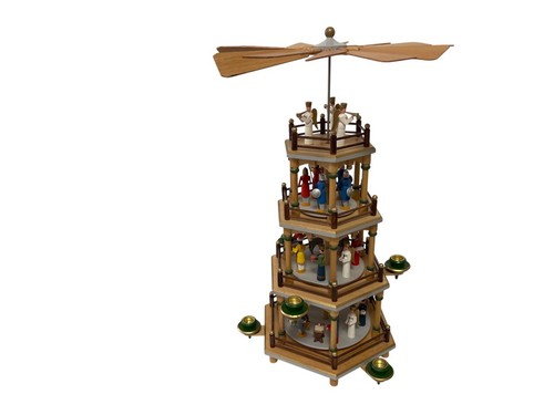 Figurine erzgebirge pyramide - figurine,