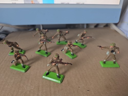 Britains lot 9 soldats - de,