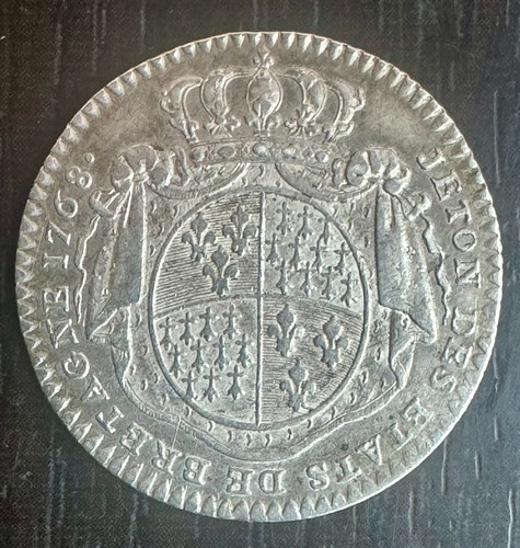 Jeton louis 1715 - xv,
