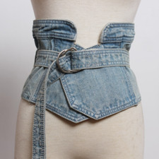 Jean femmes large ceinture - jean,