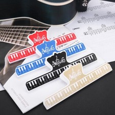 Musique Feuille Pince Support for Guitare Magazines Journaux Note Piano Recette