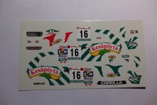 Decal 1/43 Toyota Corolla WRC
