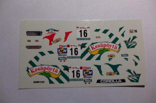 Decal toyota corolla wrc - decal,