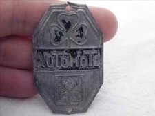 RARE PLAQUE DE VELO MOTO