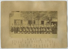 Nîmes. Collège de l'Assomption. Bataillon scolaire 1873. Georges Vernazza .