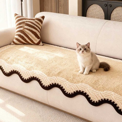 Housse canapé peluche - housse,