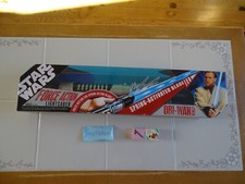 NEW SEALED BLISTER STAR WARS 2006 ELECTRONIC LIGHTSABER OBI-WAN KENOBI