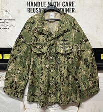 AUTHENTIQUE CHEMISIER CHEMISE US NAVY SEALS AOR2 NEUF AVEC ÉTIQUETTE TYPE III SUPER EX !!! X-LARGE X-LONG