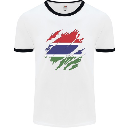 Shirt ringer homme - ringer, drapeau