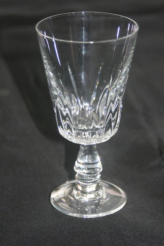 Verre table ancien 12cm - verre,