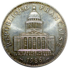 100 Francs PANTHÉON 1986