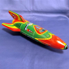 Vintage Tin Toy Rocket MP1