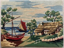 canevas fini Royal Paris paysage cotier 46x35 cm