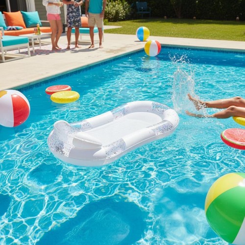 Matelas piscine transparent - matelas, de