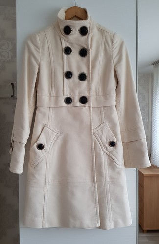 Manteau femme couleur crème