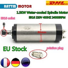 1.5KW 220V Water Cooling Spindle Motor 24000RPM ER16 For CNC Router Machine（FR）