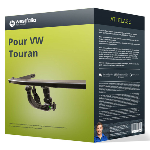 Attelage pour touran type - vw,