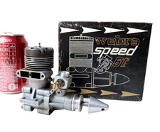 Gros Moteur Ancien RC 10ccm Webra Speed 61 Vintage Model Engine Made in Germany