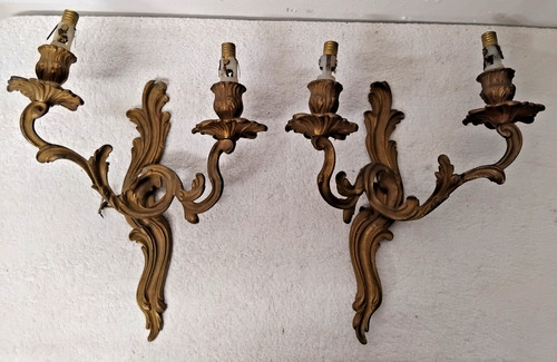 Paire appliques bronze 2 - ,