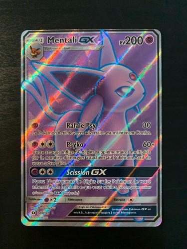 Carte pokémon mentali gx - carte,
