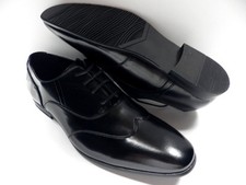 Chaussures ZY noir HOMME taille 41 garcon costume black shoes man NEUF #2221