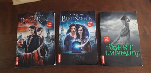 Livres rouge rubis - 1/2/3,